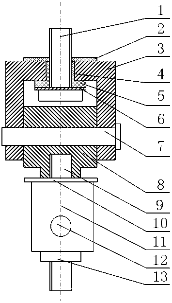 Fixture for testing superhigh-temperature tensile property of conductor material and clamping method