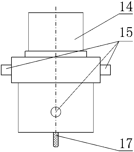 Fixture for testing superhigh-temperature tensile property of conductor material and clamping method