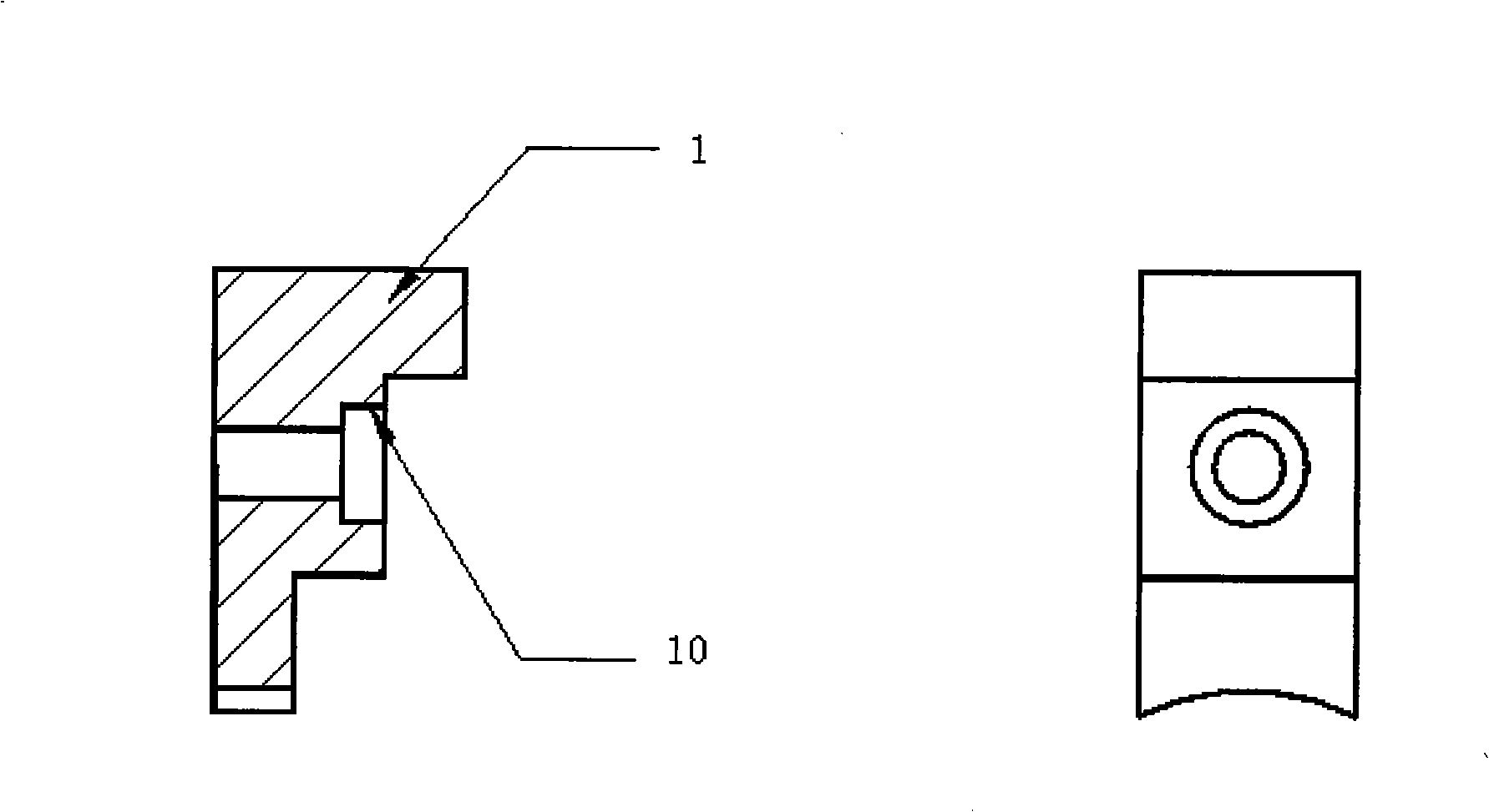 Processing technique of annular thin wall part