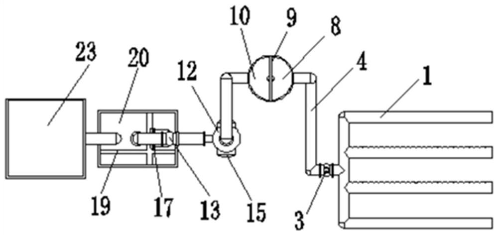 Automatic irrigation device for agricultural planting