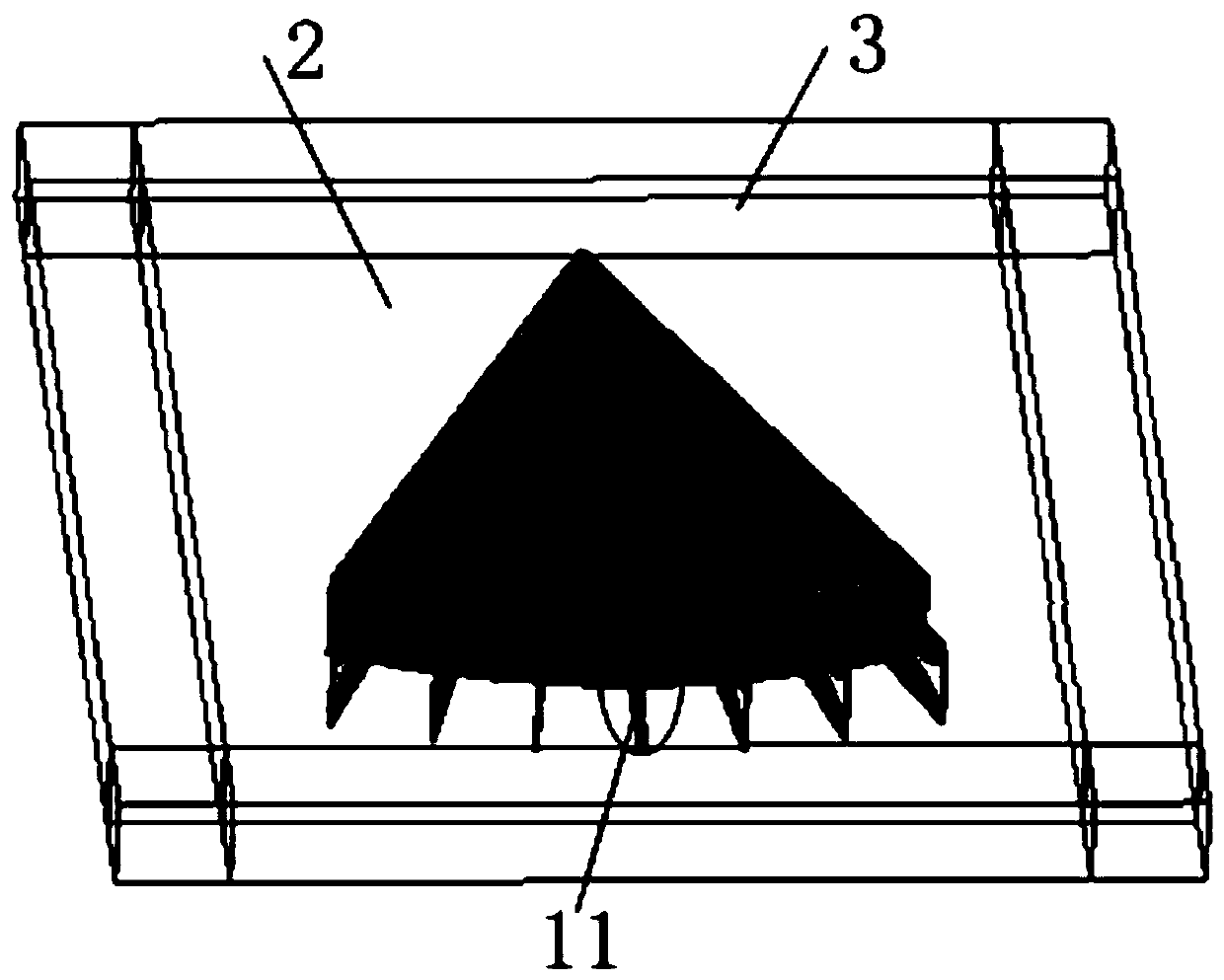 Rapid optimization design method and system based on cylindrical surface conformal array