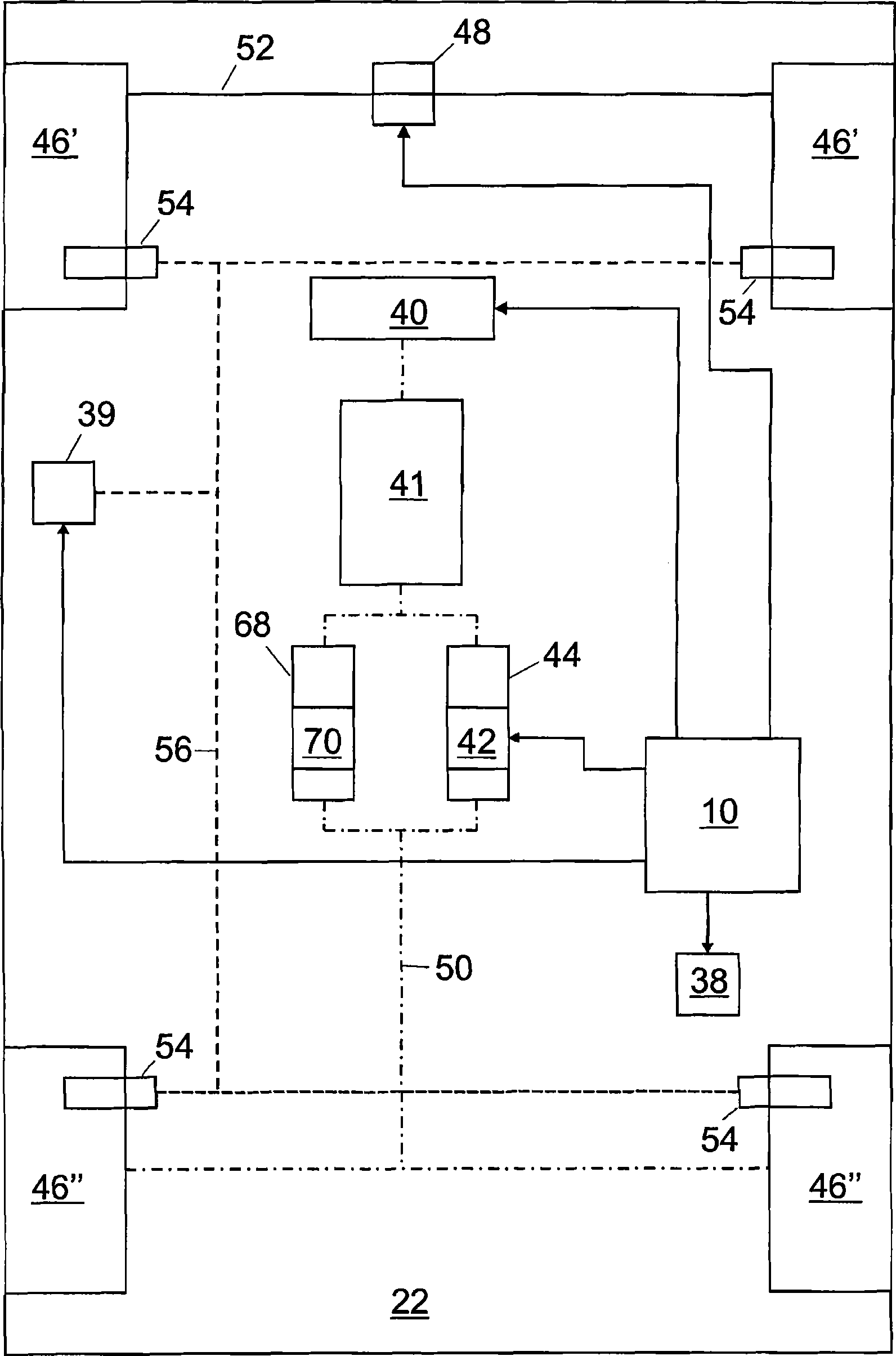 Device and method for avoiding collisions or minimizing the collision severity in case of a collision, for vehicles