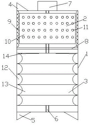 Crushing and grinding device