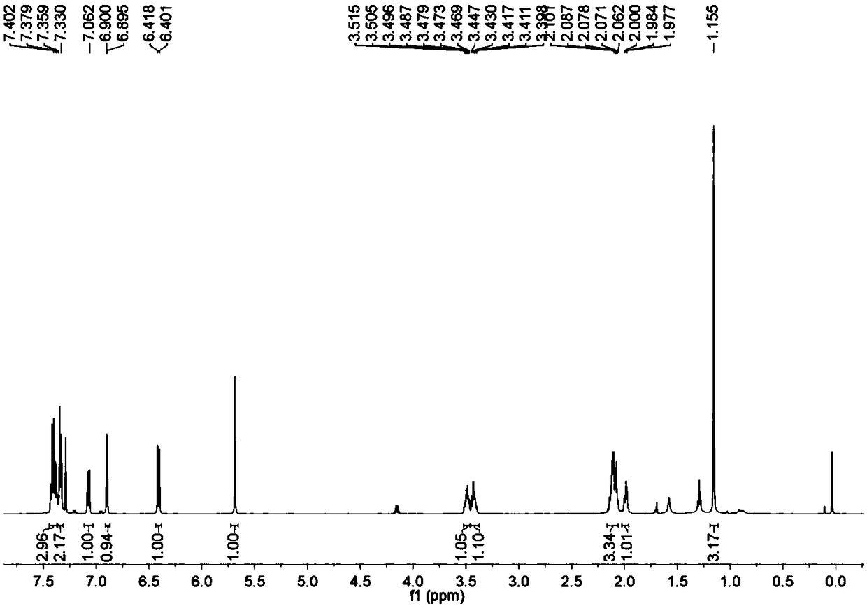 Preparation method and application of a copper-catalyzed tetrahydropyrroloquinoline derivative