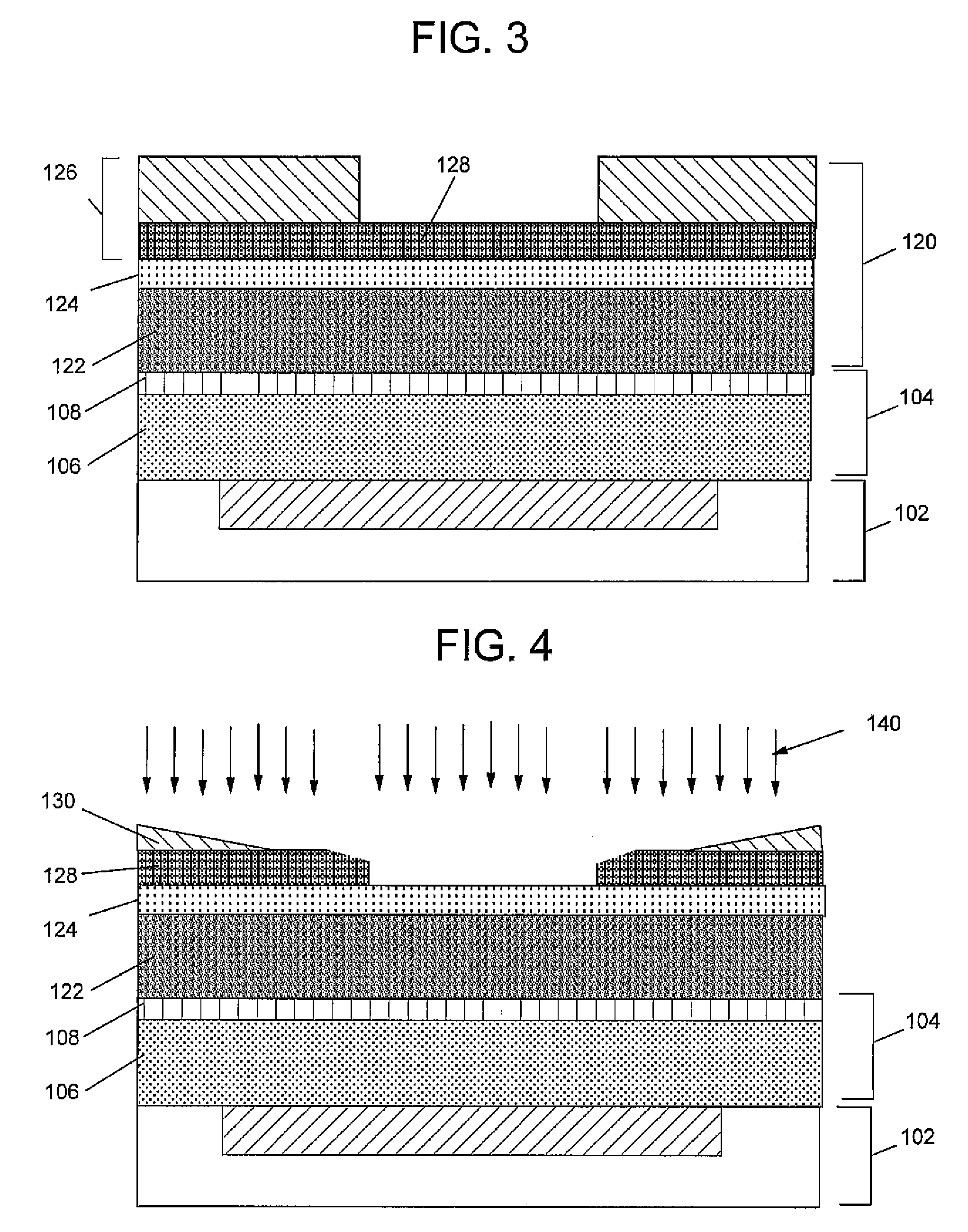 Multiple layer resist scheme implementing etch recipe particular to each layer