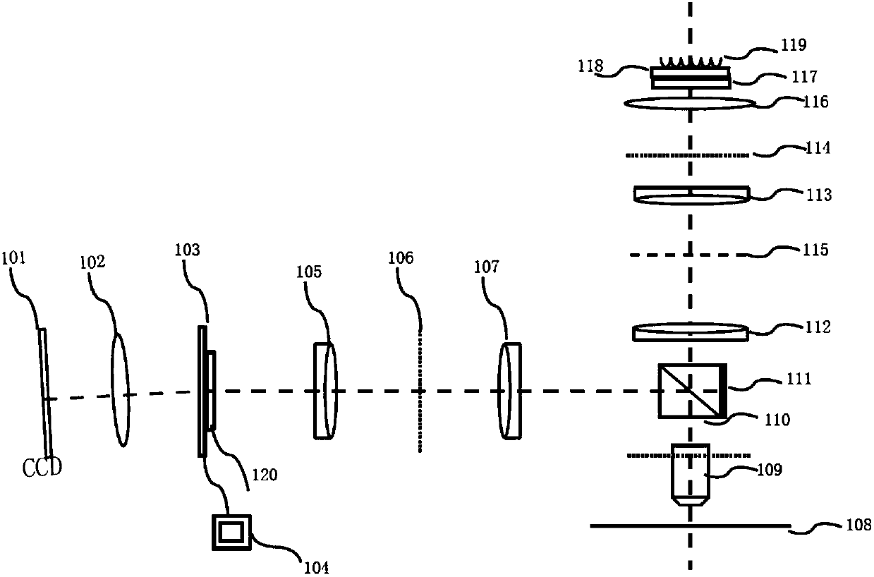 White light self-interference surface detector