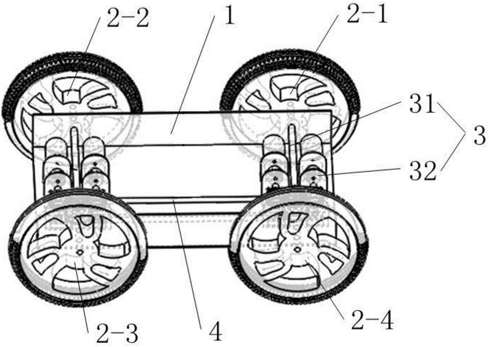 All-wheel same-phase driving trolley and turning control method thereof