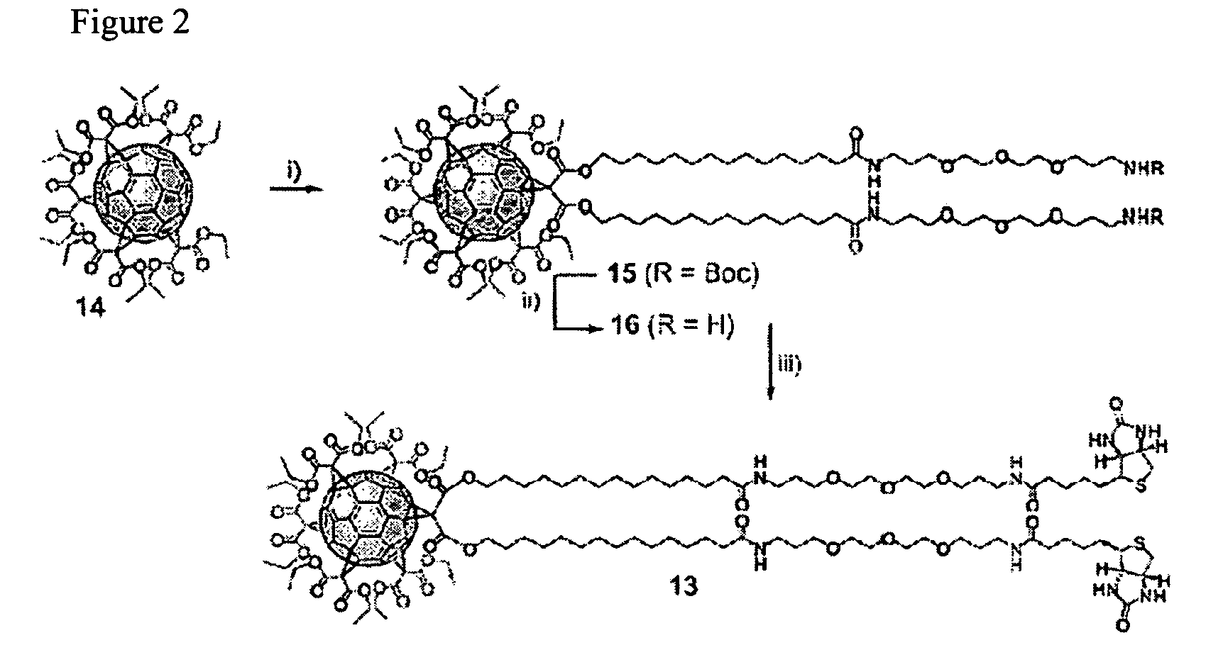 Amphiphilic [5:1]- and [3:3]- hexakisadducts of fullerenes