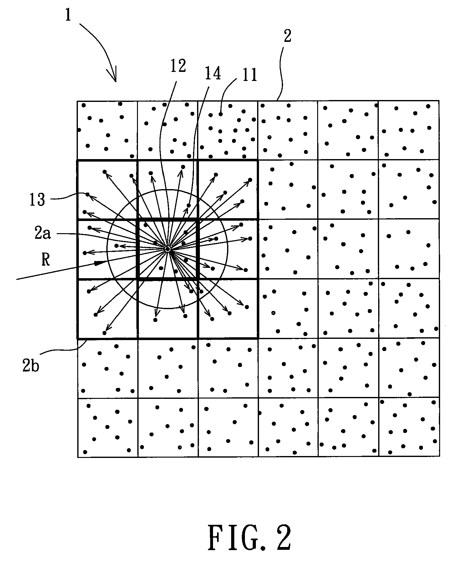 Density-based data clustering method