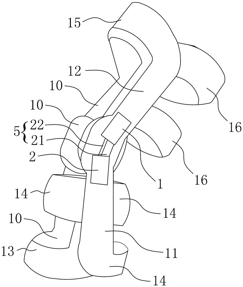 Orthodontic correction device for legs