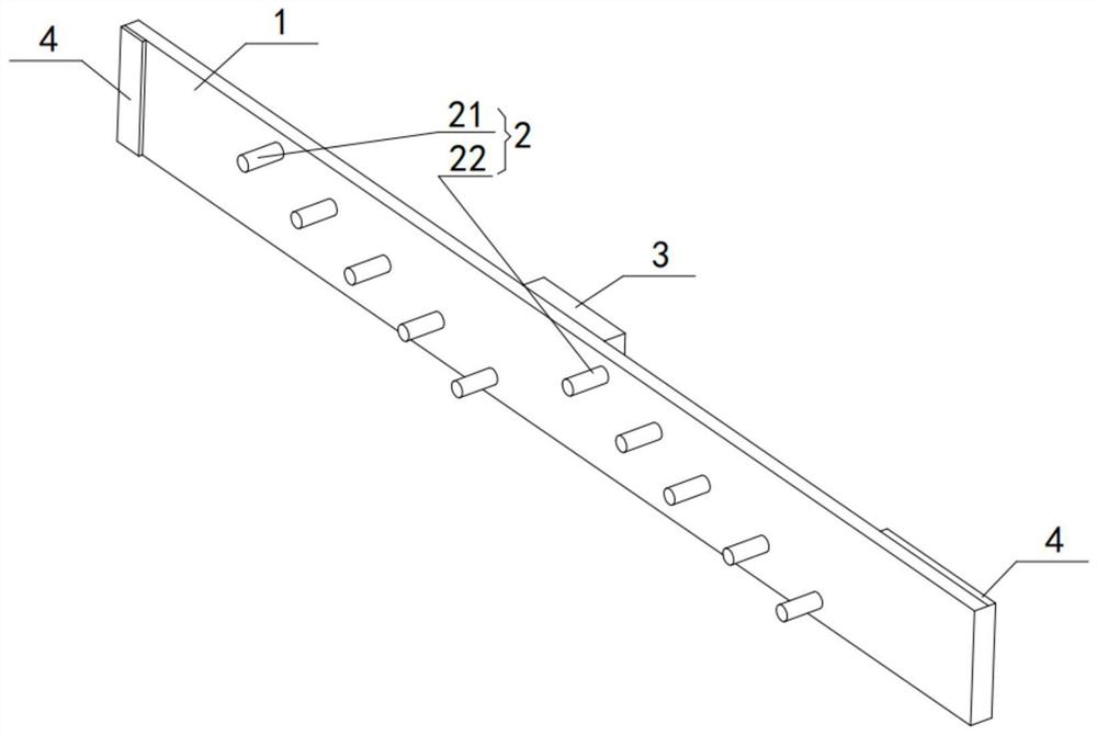 Device for measuring insertion depth of contact finger of handcart switch contact