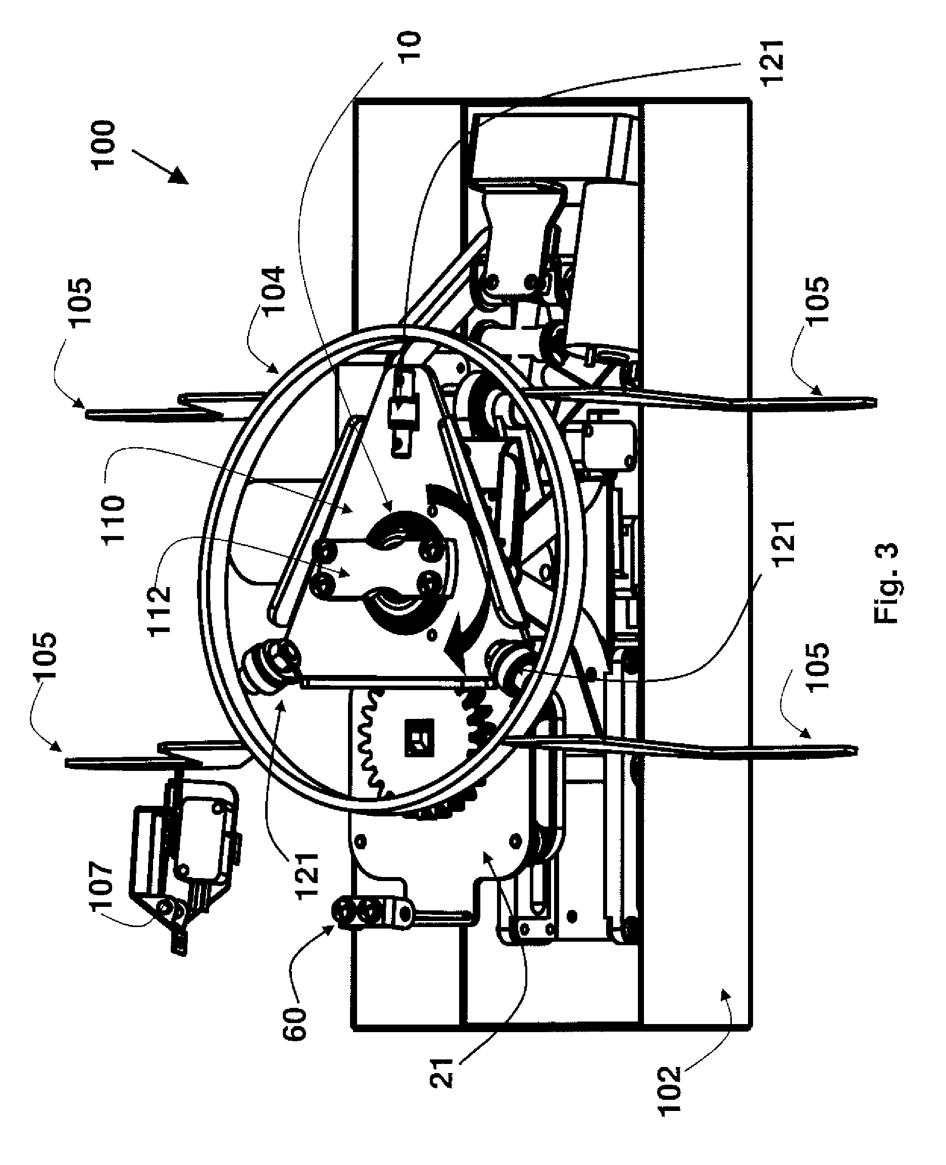 Oscillating feet supporting apparatus