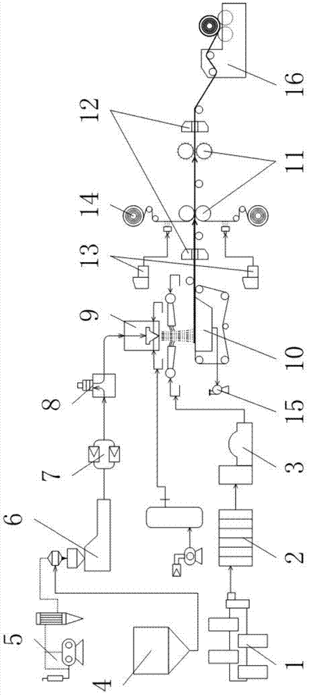 Multi-component high-molecular polymer fiber sound-absorbing insulation material and production method thereof