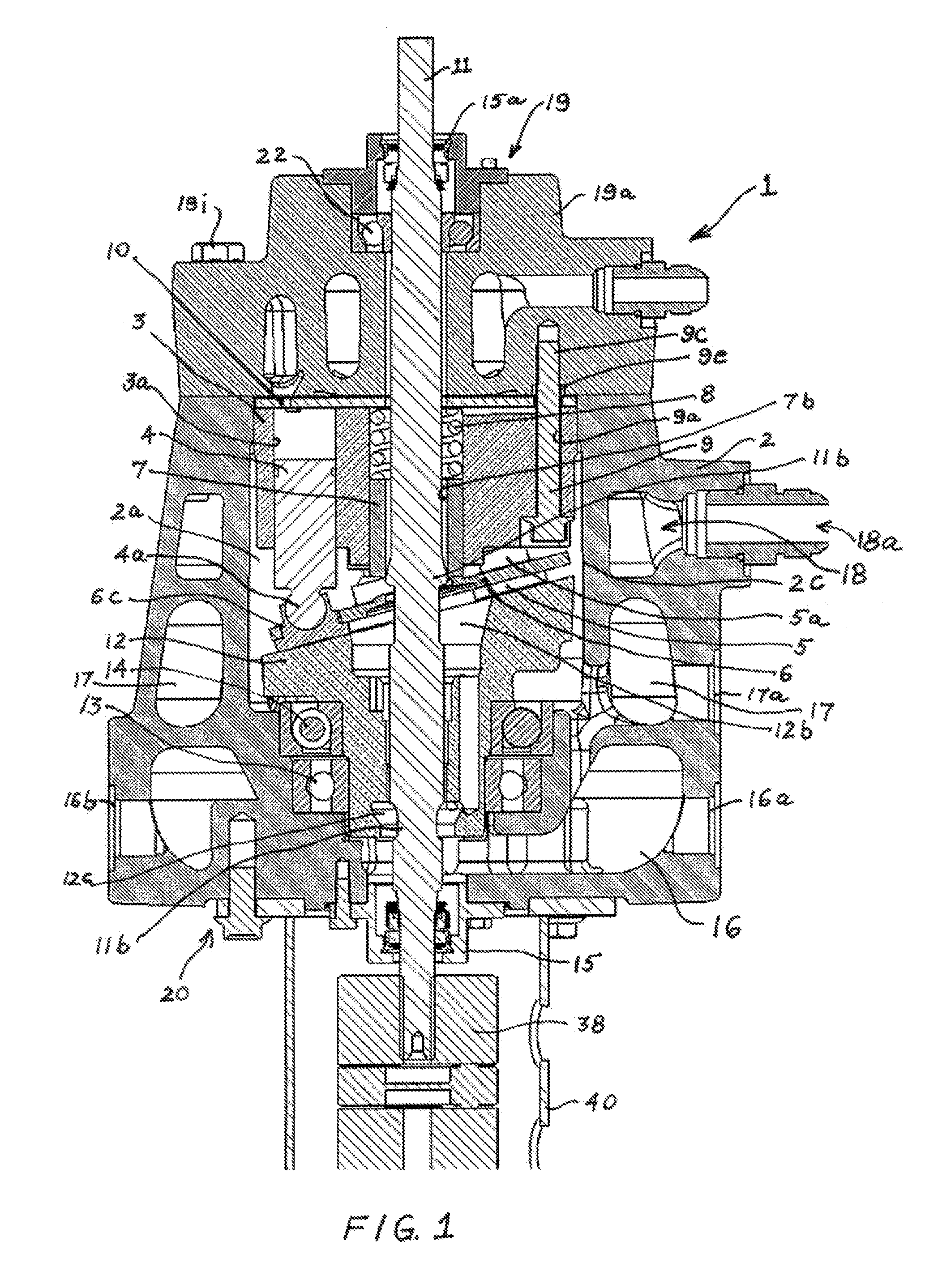 Axial piston high pressure compressor/pump