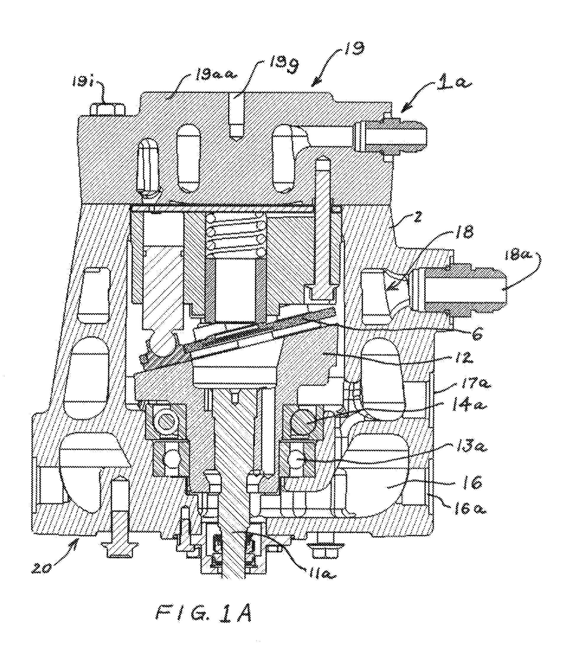 Axial piston high pressure compressor/pump