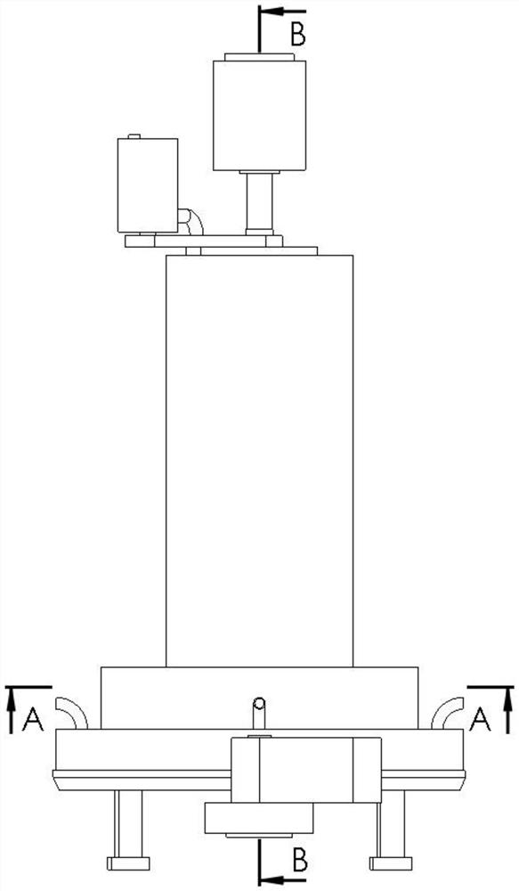 Environment-friendly coating cooling and crushing device