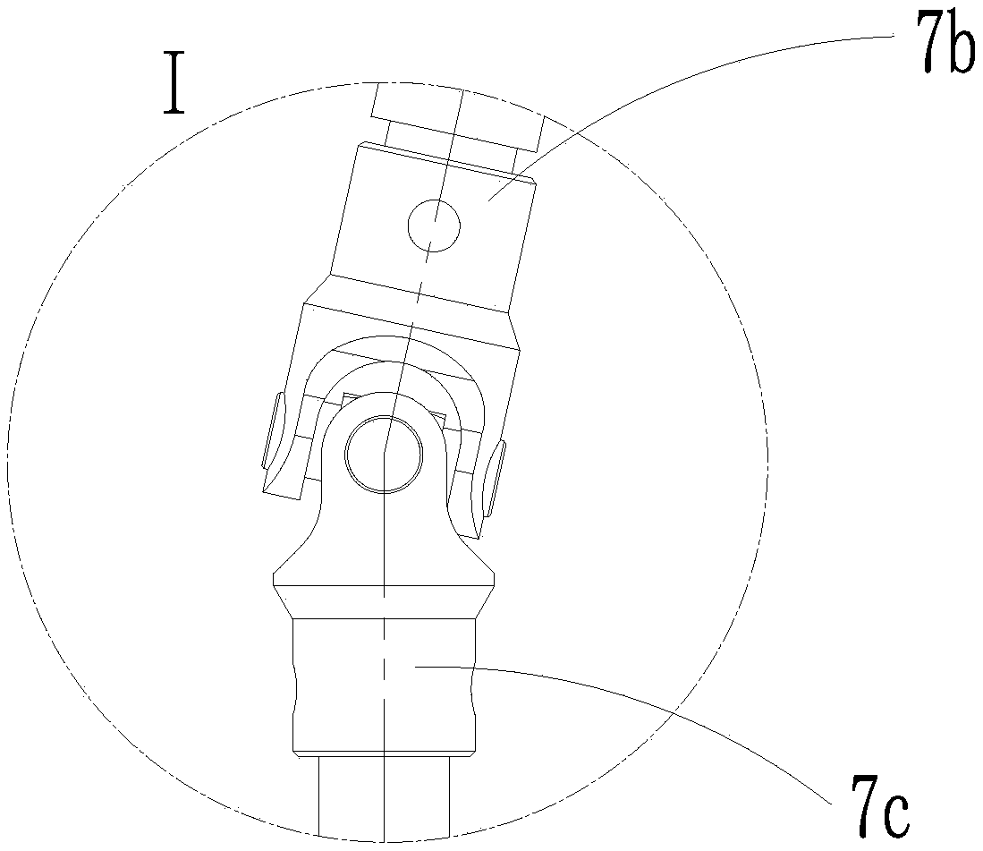 Handrail belt driving device of spiral escalator