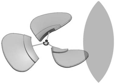 A solar-propelled stirring oxygenation device