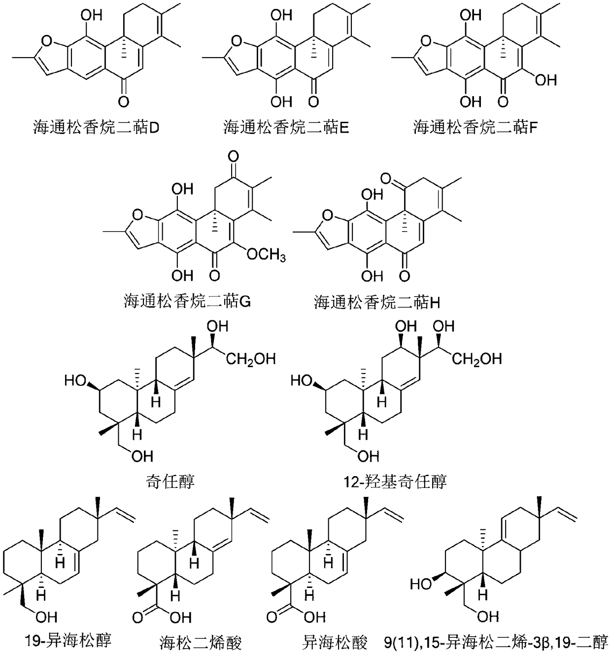 Application of isopimaric acid in preparation of anti-tumor drug