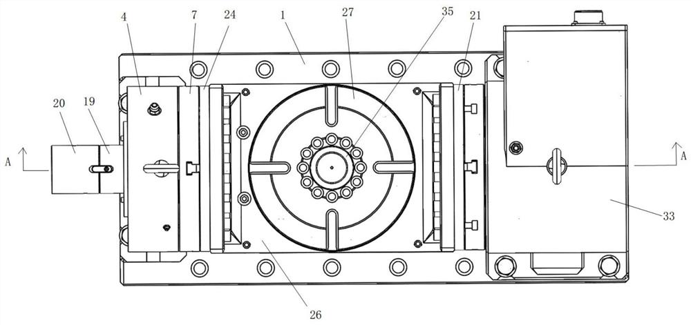 Three-harmonic CNC five-axis turntable