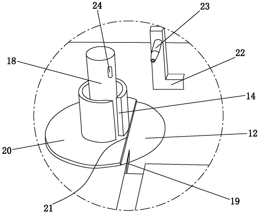 Flexible graphite sealing ring automatic forming machine