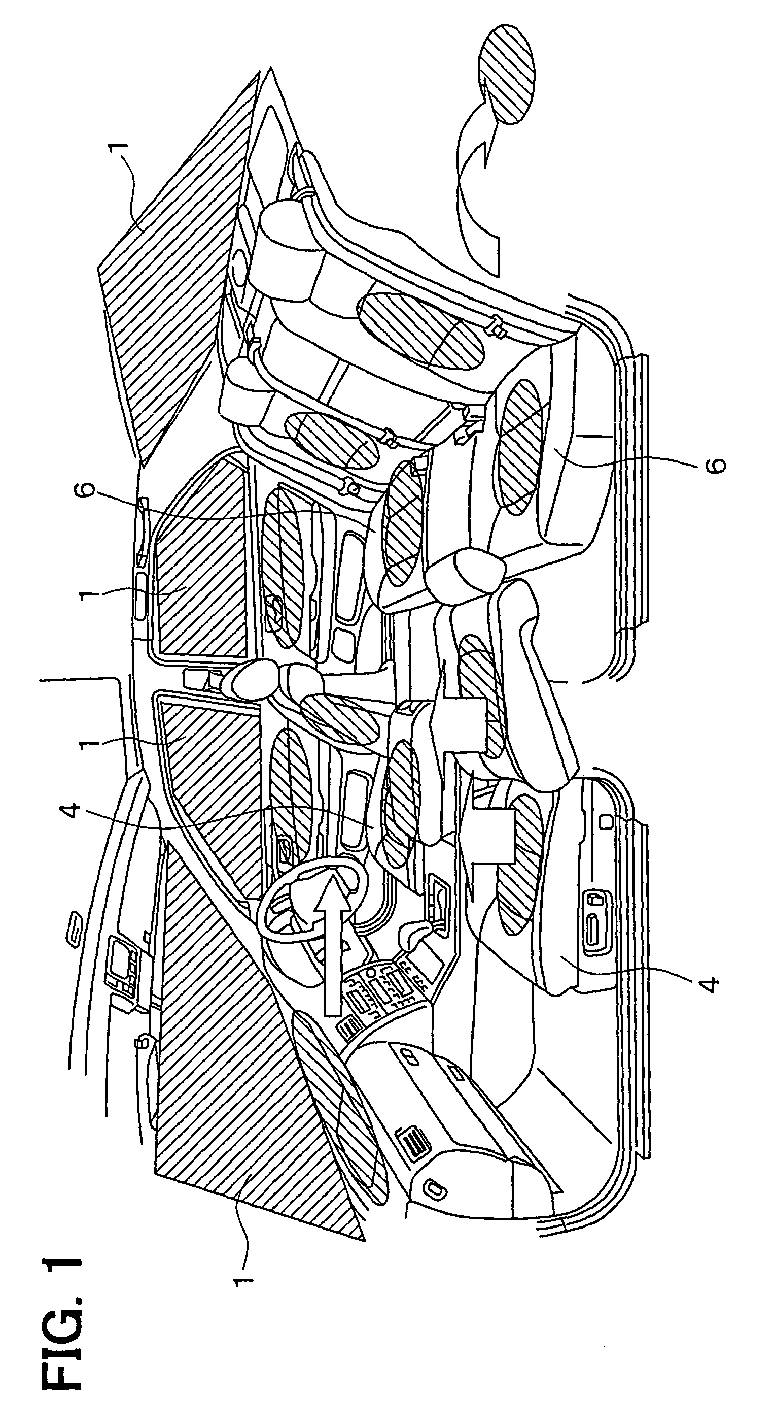 System for limiting an increase in the inside air temperature of passenger compartment of vehicle