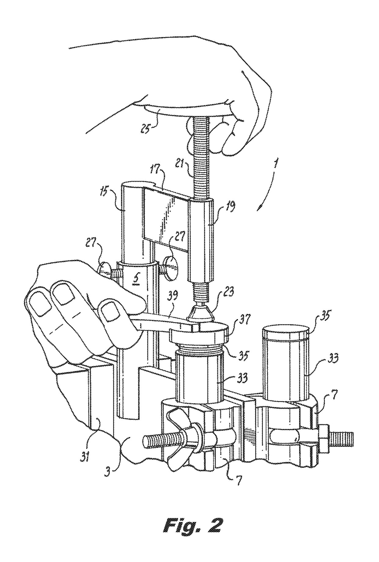 Ergonomic front fork service tool