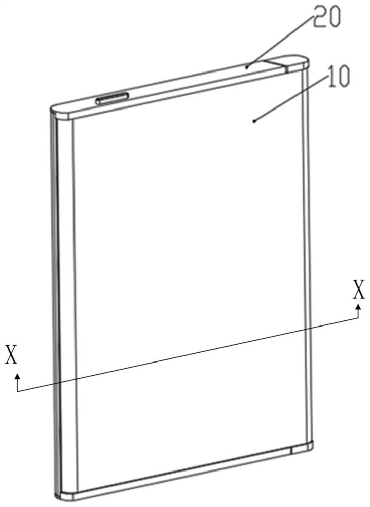 Pull-type display structure suitable for flexible scroll screen and electronic equipment