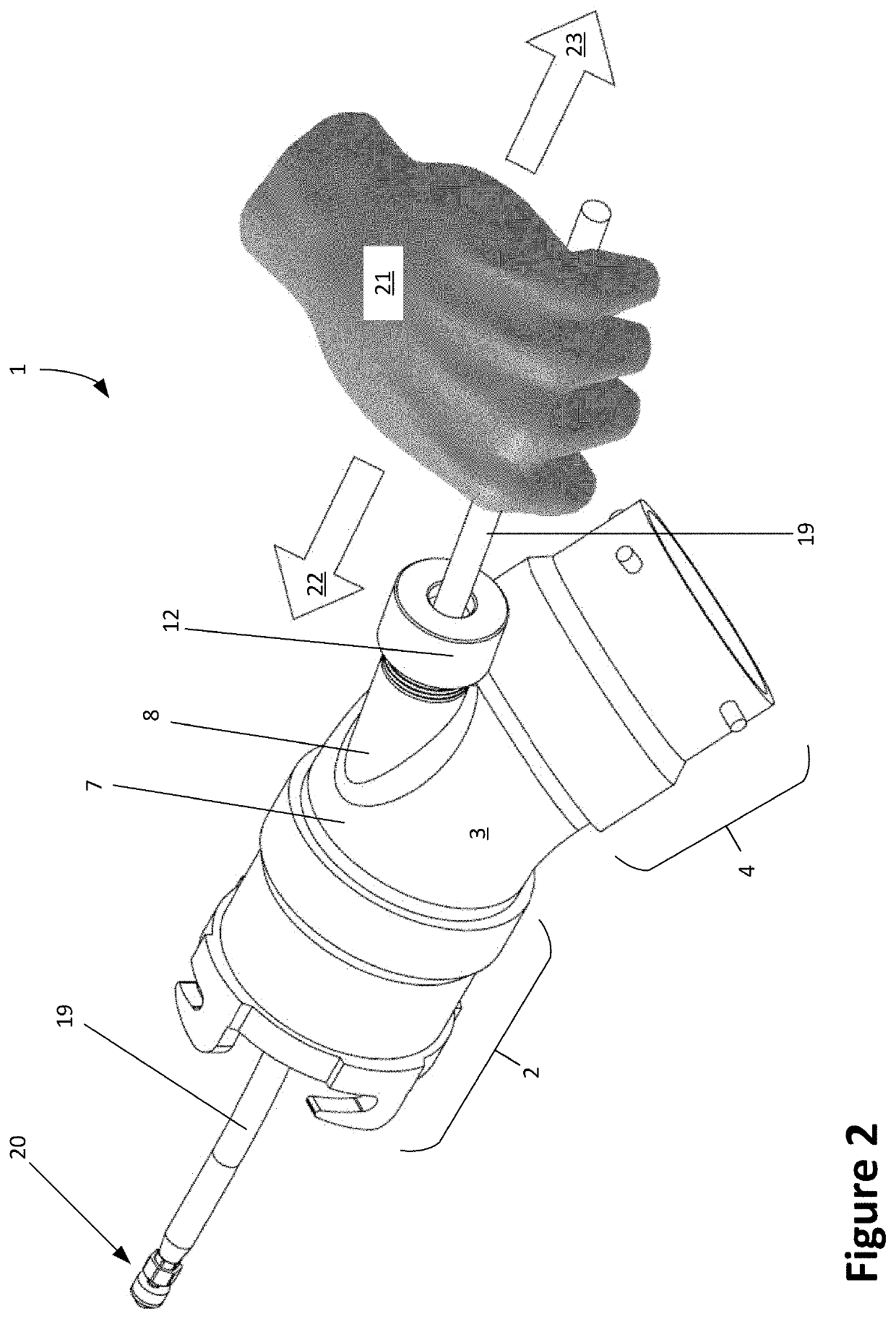 Black tank sewer flush adapter