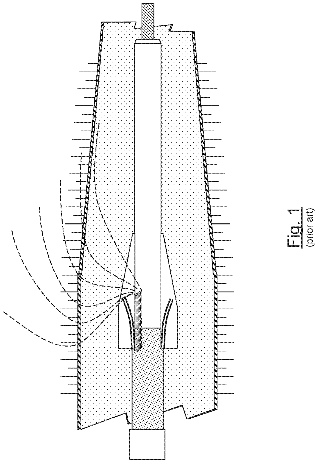 Cable termination system, termination assembly and method for installing such a termination assembly