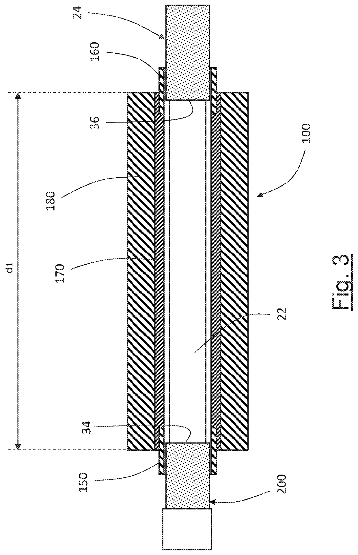 Cable termination system, termination assembly and method for installing such a termination assembly