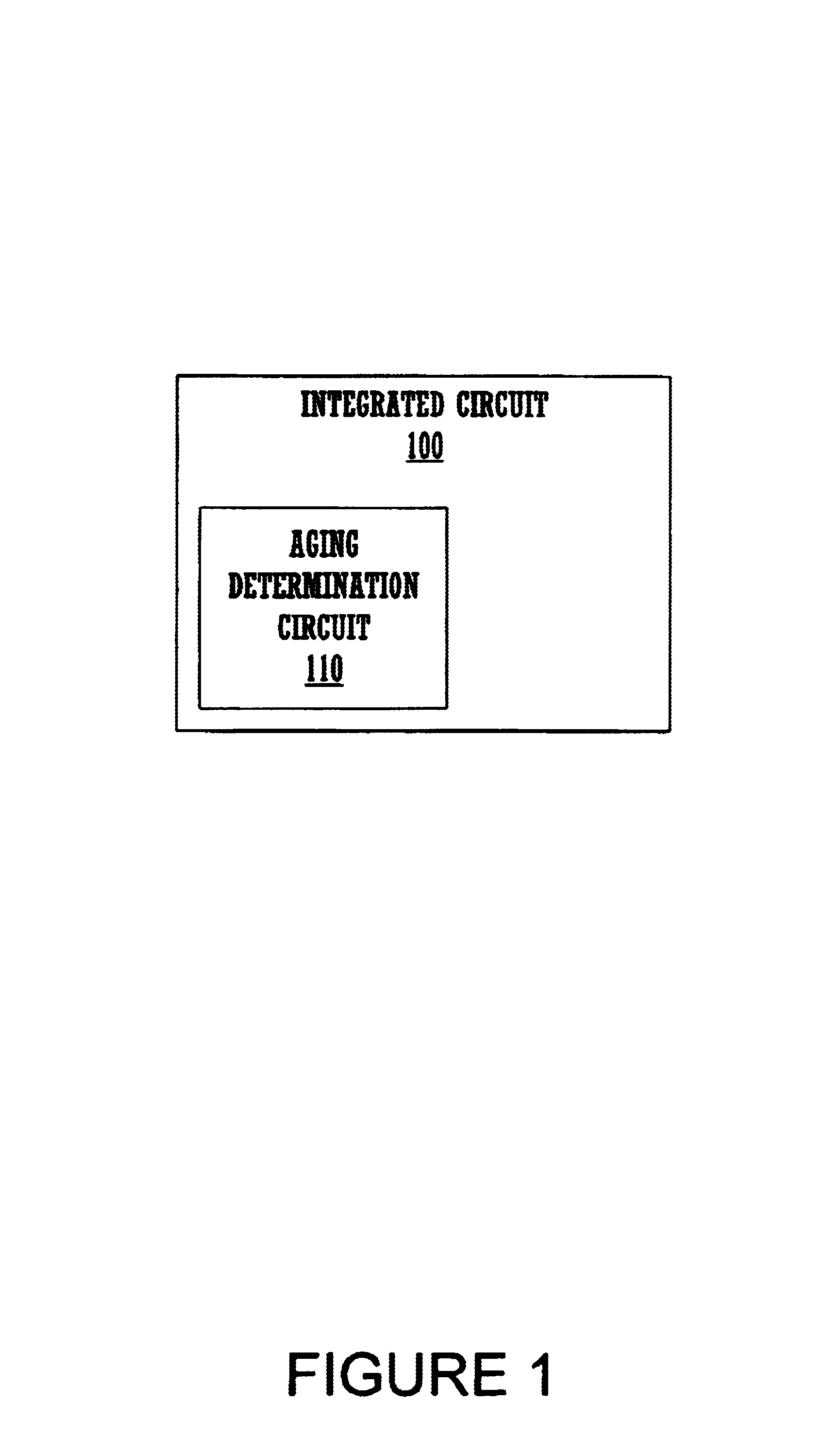 Device aging determination circuit