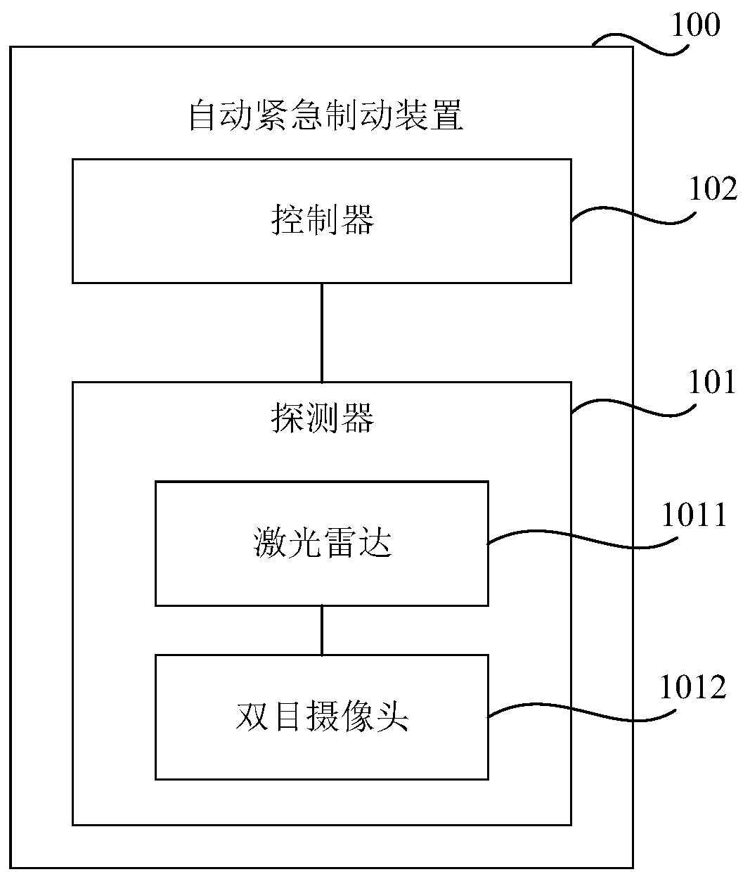 Unmanned vehicle and unmanned vehicle braking method