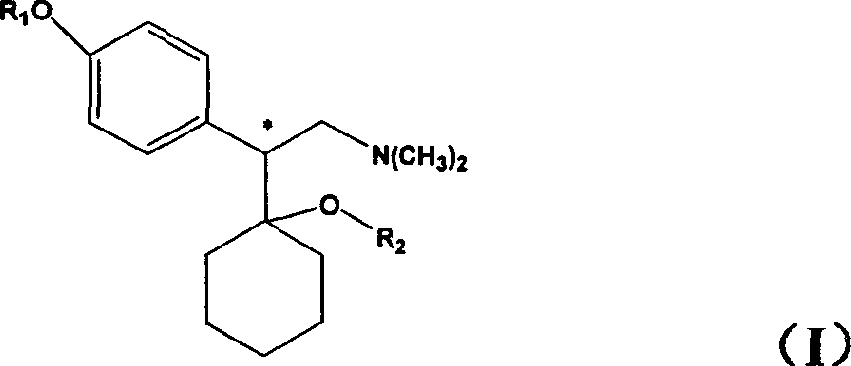 Medicine precursor containing long chain fatty acyl group substituted venlafaxine and its prepn and use