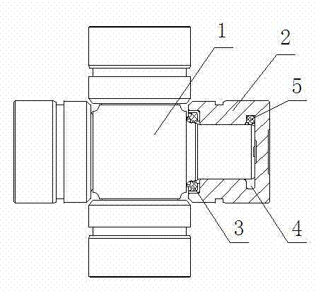 Cardan universal joint, and manufacturing method for shaft sleeve for cardan universal joint