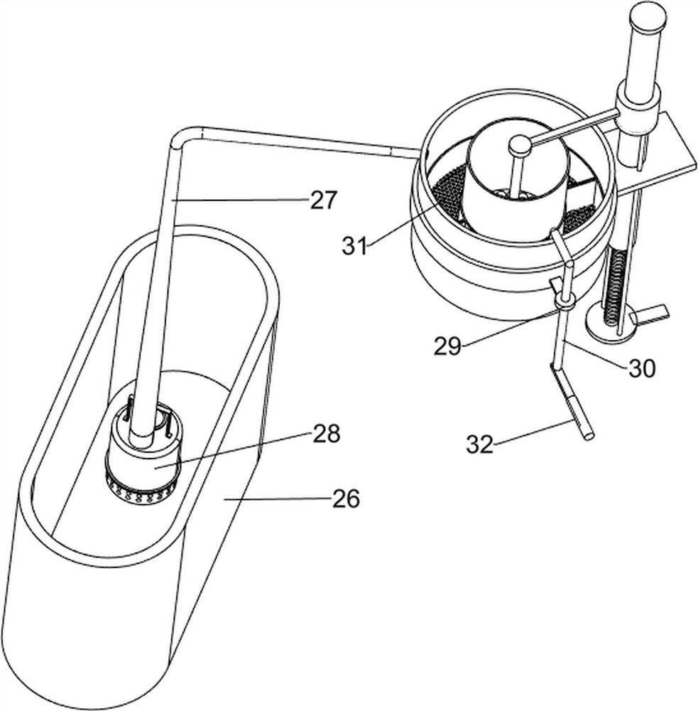 Device for separating fries according to sizes