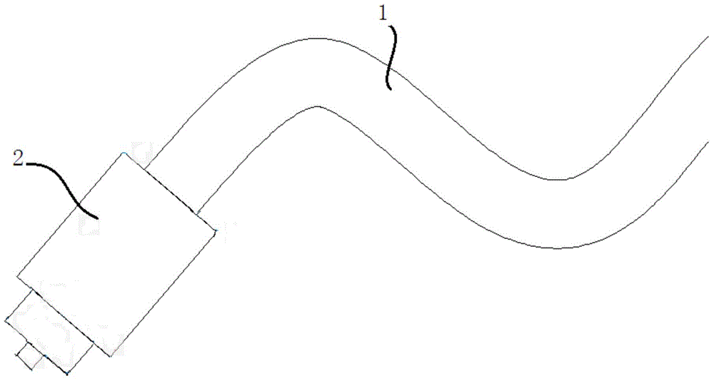 High-power flexible optical cable and manufacture method