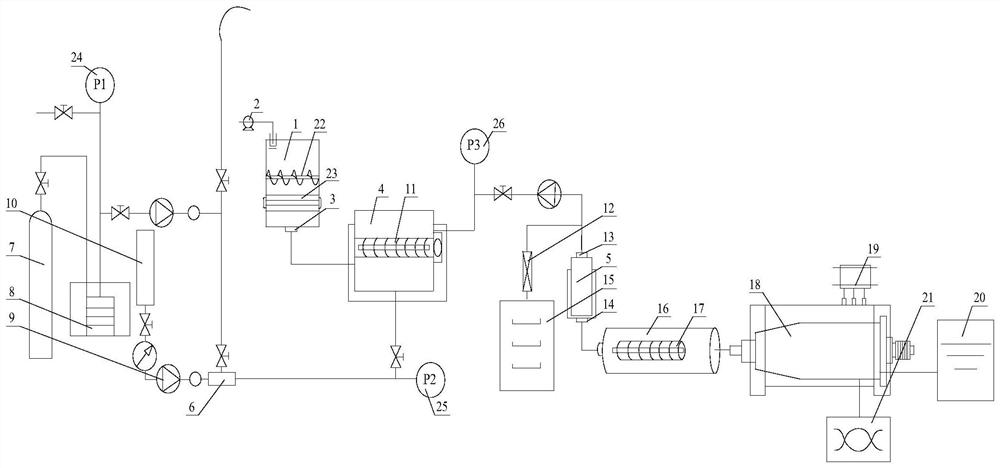 Oily sludge treatment system based on ultrasonic waves and process thereof