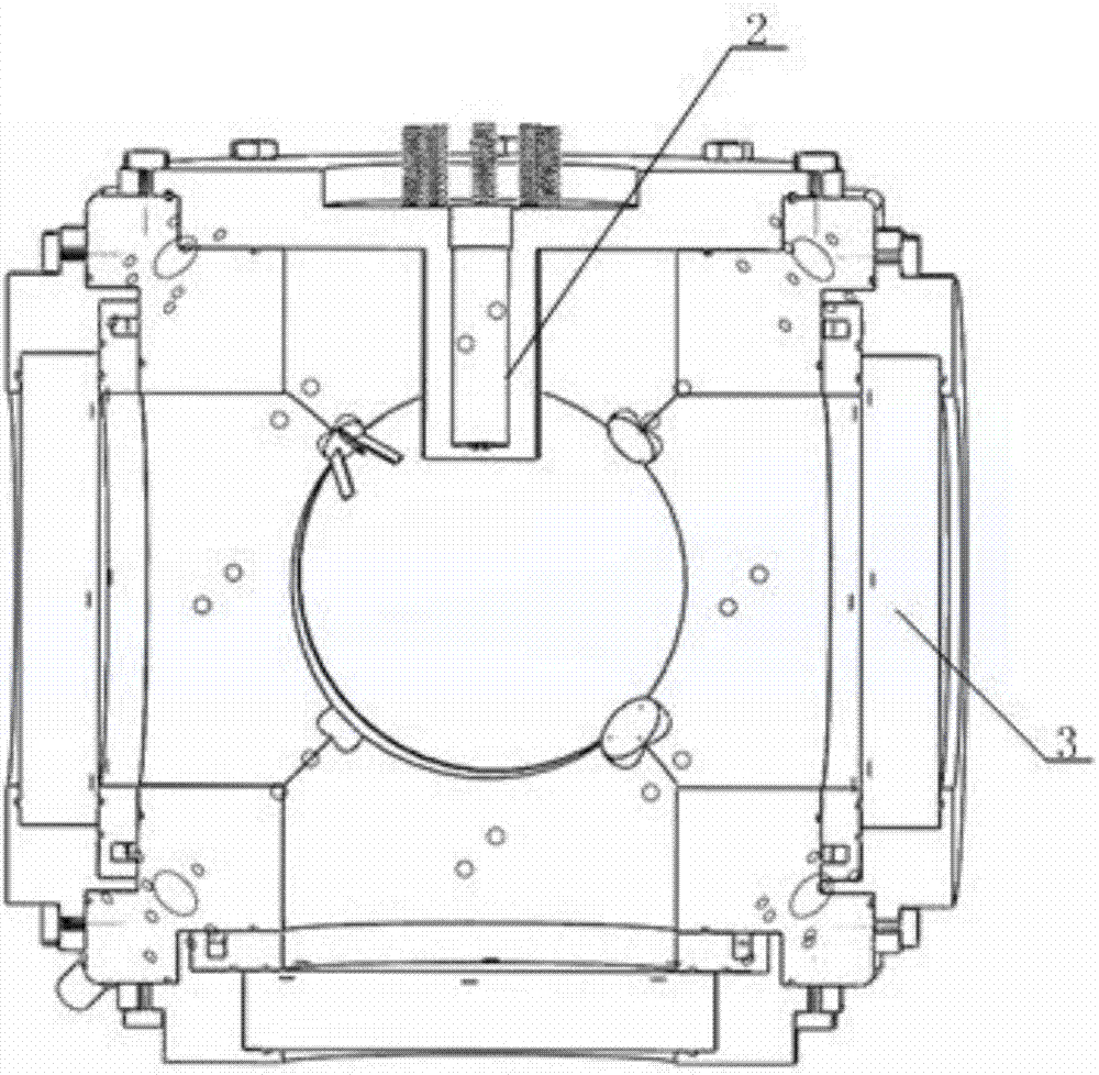 Constant volume chamber and oil atomizer spraying visual test system with same