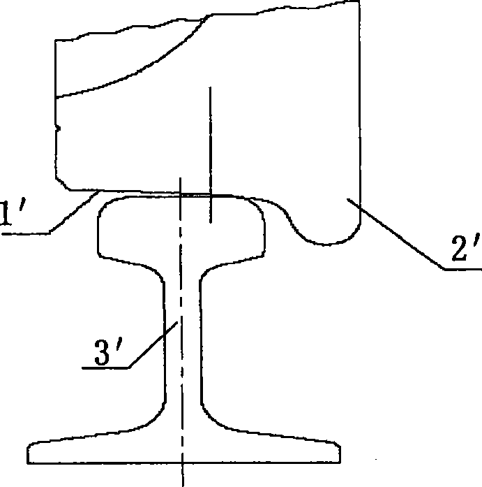 Wheel for track