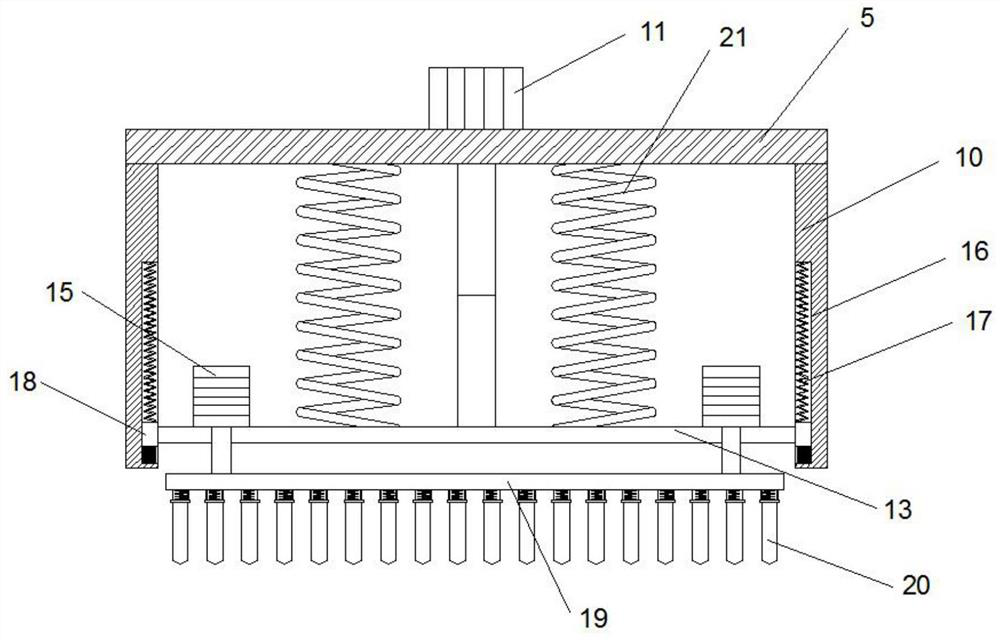 A fast ice-breaking and snow-shoveling brush for road cleaning