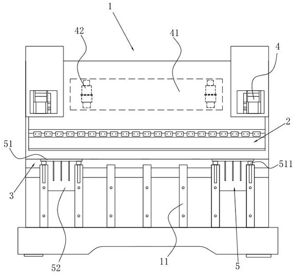 Efficient energy-saving type oil-electric hybrid numerical control bending machine