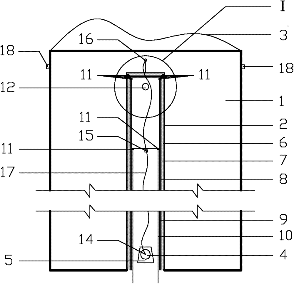 Sampling device capable of determining water depth and water quality