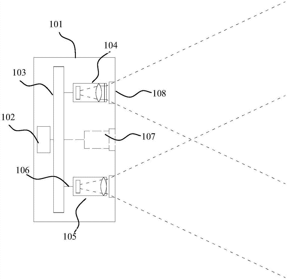 Structured light projection module based on VCSEL array light sources