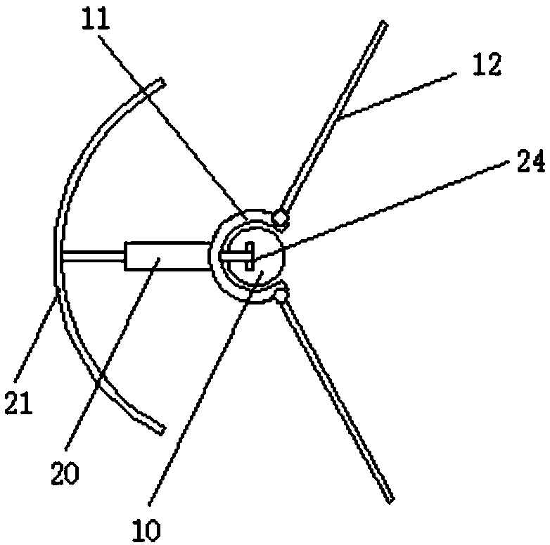 Automatic fruit unloading device for fruit-vegetable grader