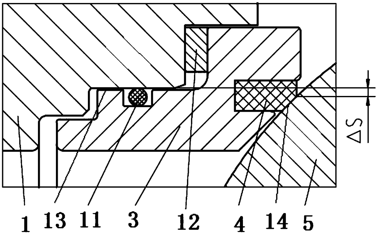 Assembling fixture of annular elastic structure, assembling method and ball valve