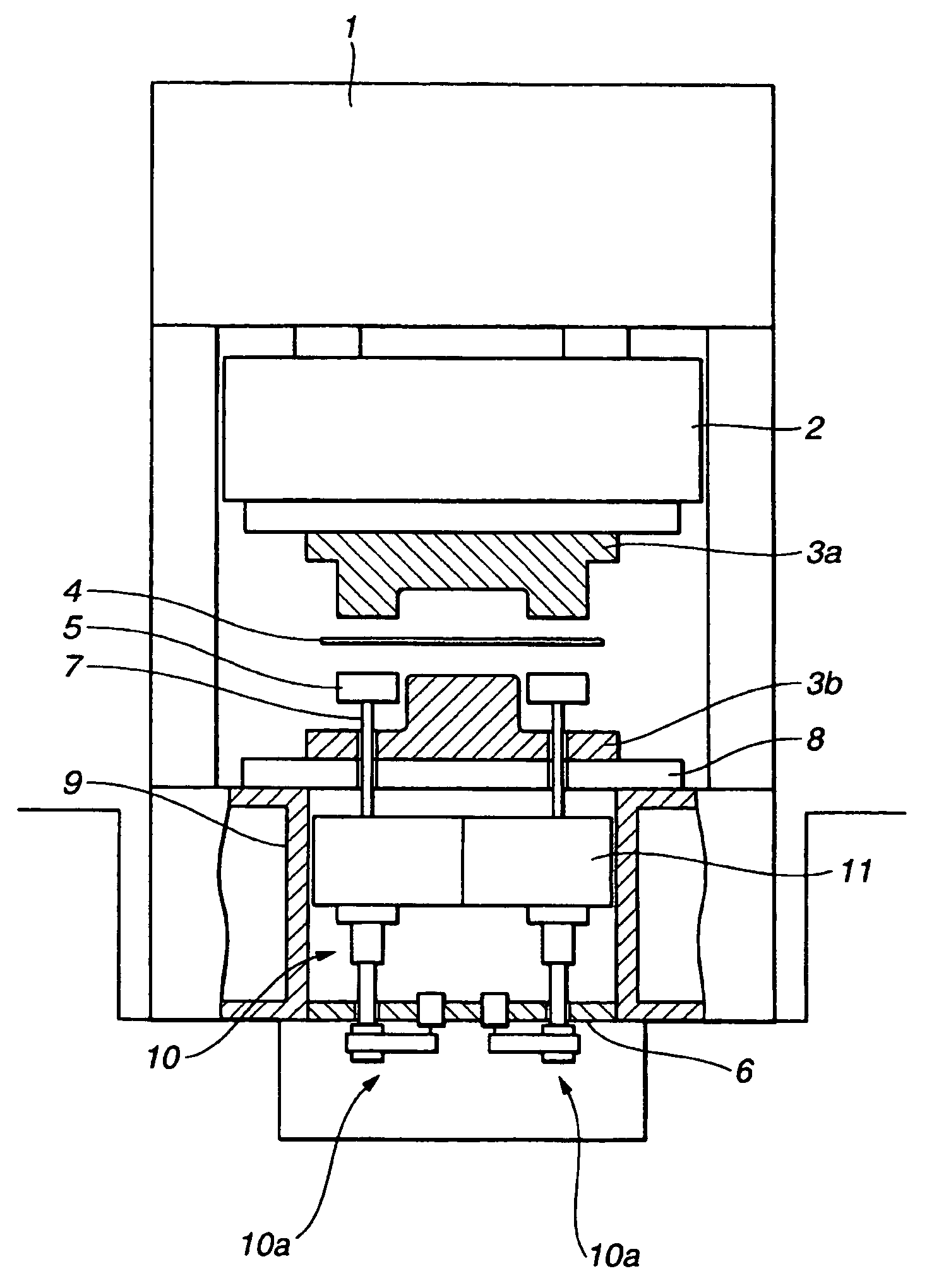 Die cushion device