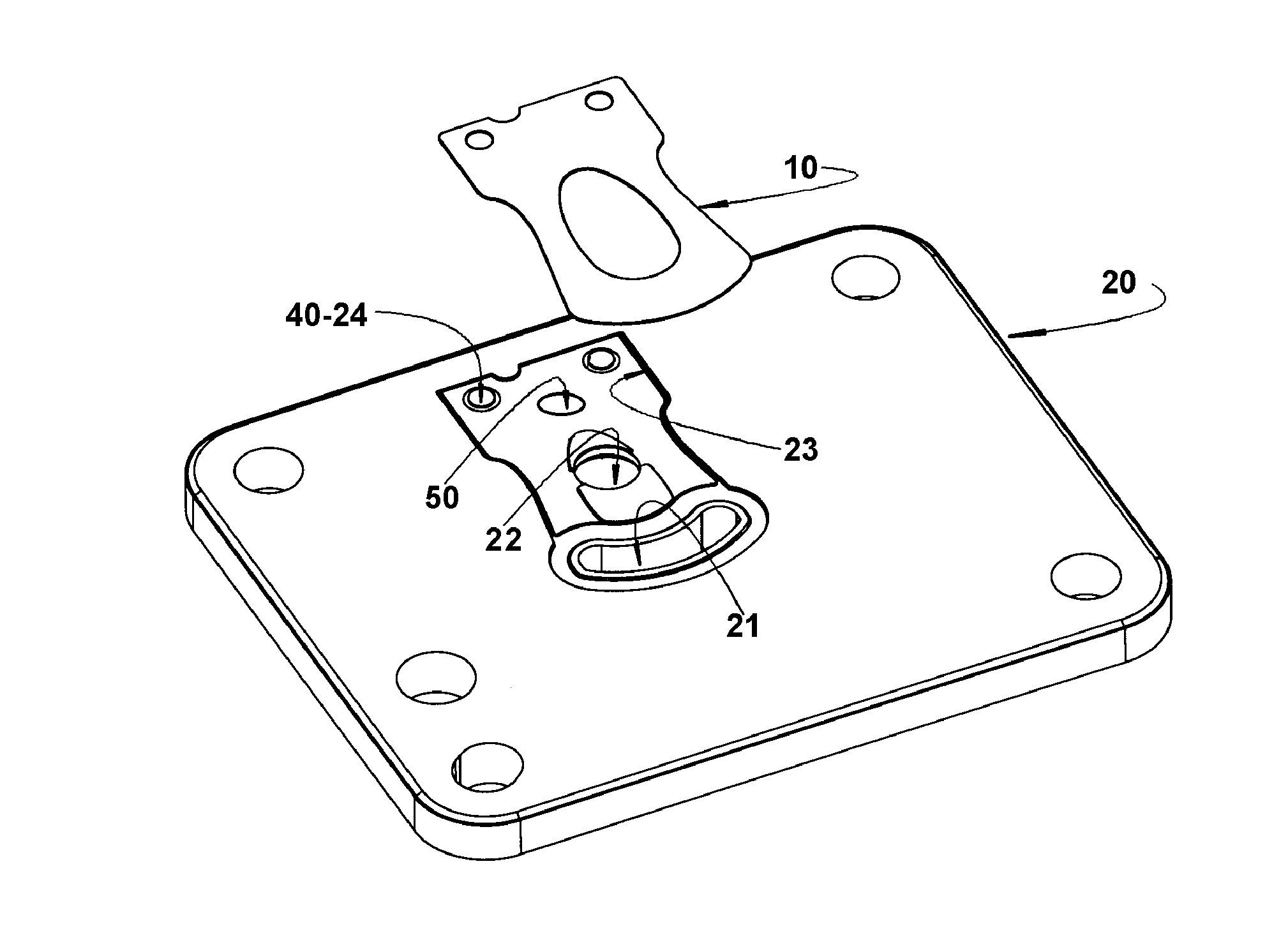 Process for mounting a valve in a refrigeration compressor