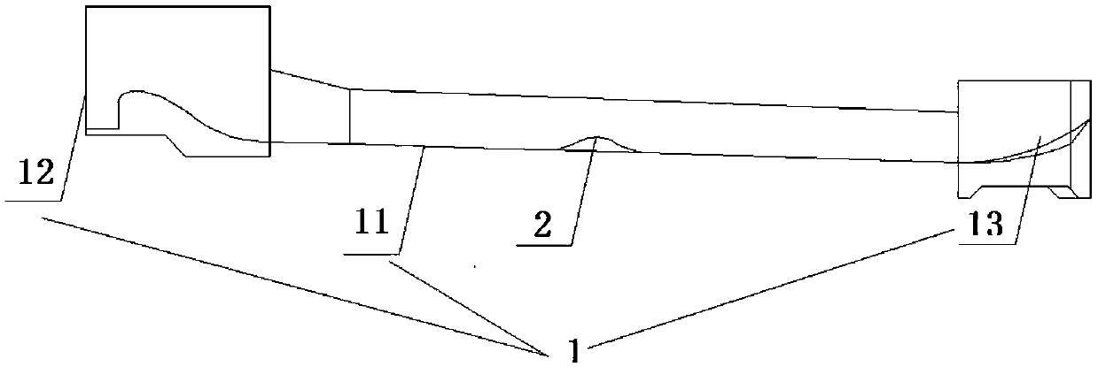 Energy-dissipation flow channel structure capable of reducing flow speed