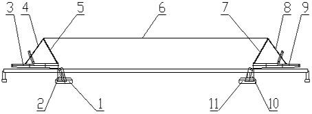 Mutual-pulling type vertical turning construction method for steel towers of cable-stayed bridge